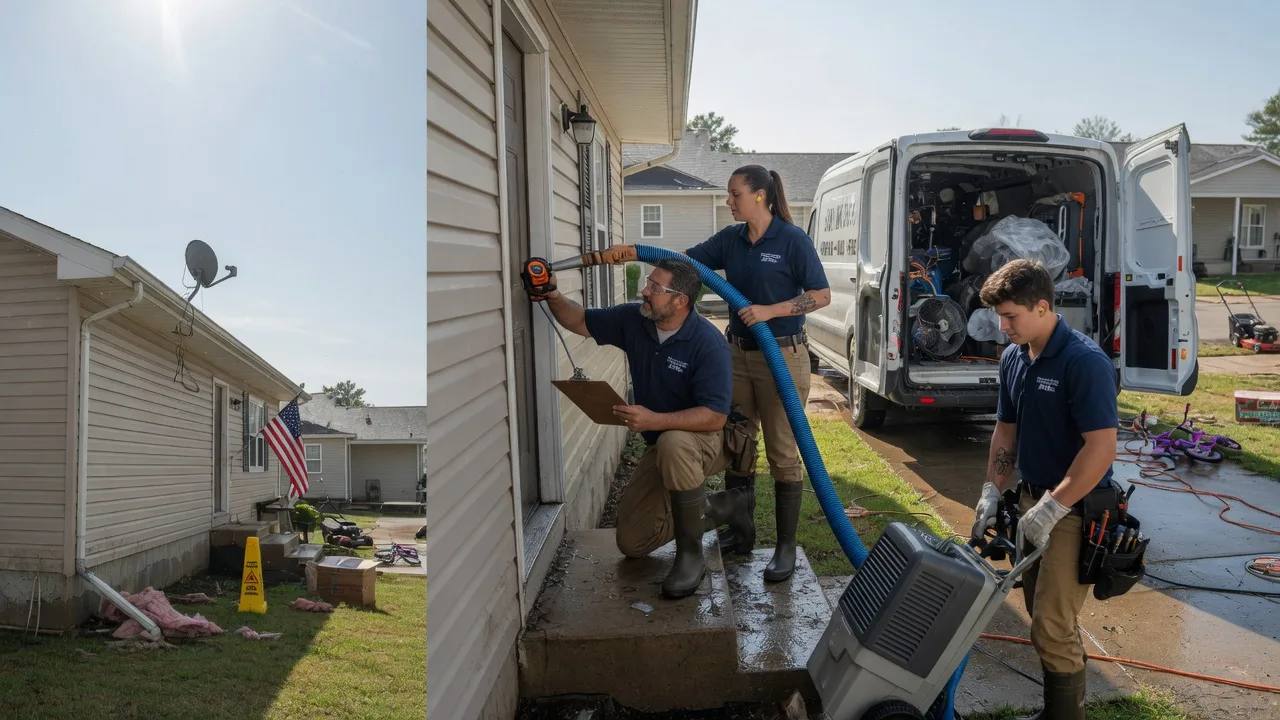 Ceiling Water Damage Restoration in Sanborn, IA near me